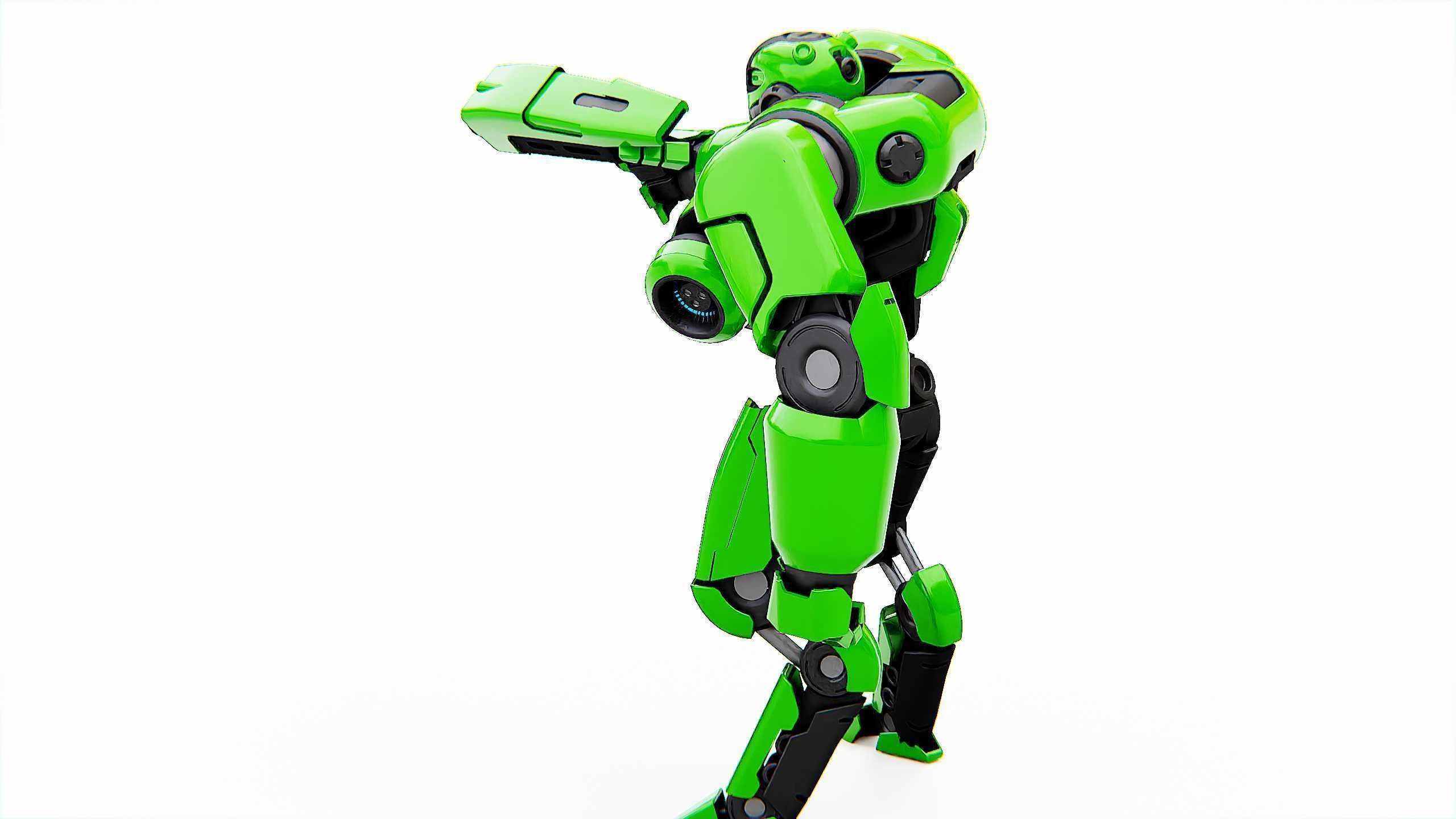 BATTLE DROID SYRIOS Rigged for Unreal Engine - Unity - MIXAMO 3D model_17