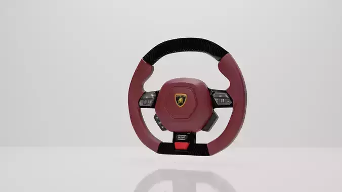 Lamborghini steering wheel