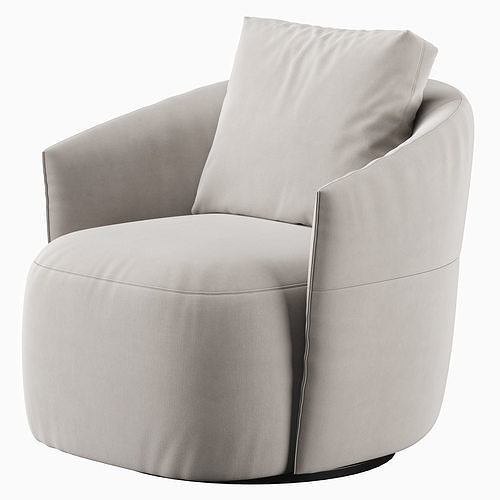 Alice Armchair 3D model 4