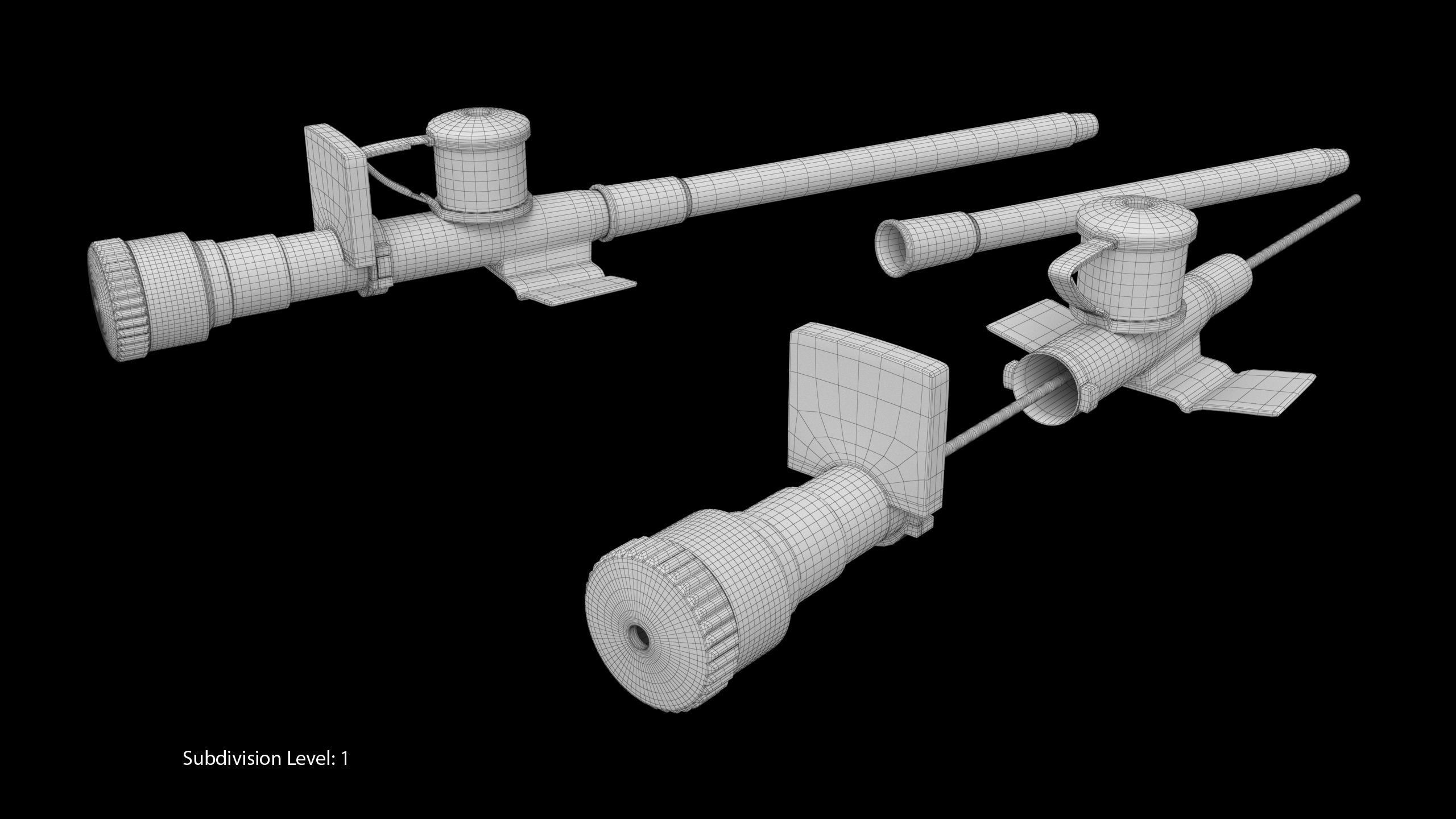 Peripheral Venous Catheter Low-poly 3D model_12