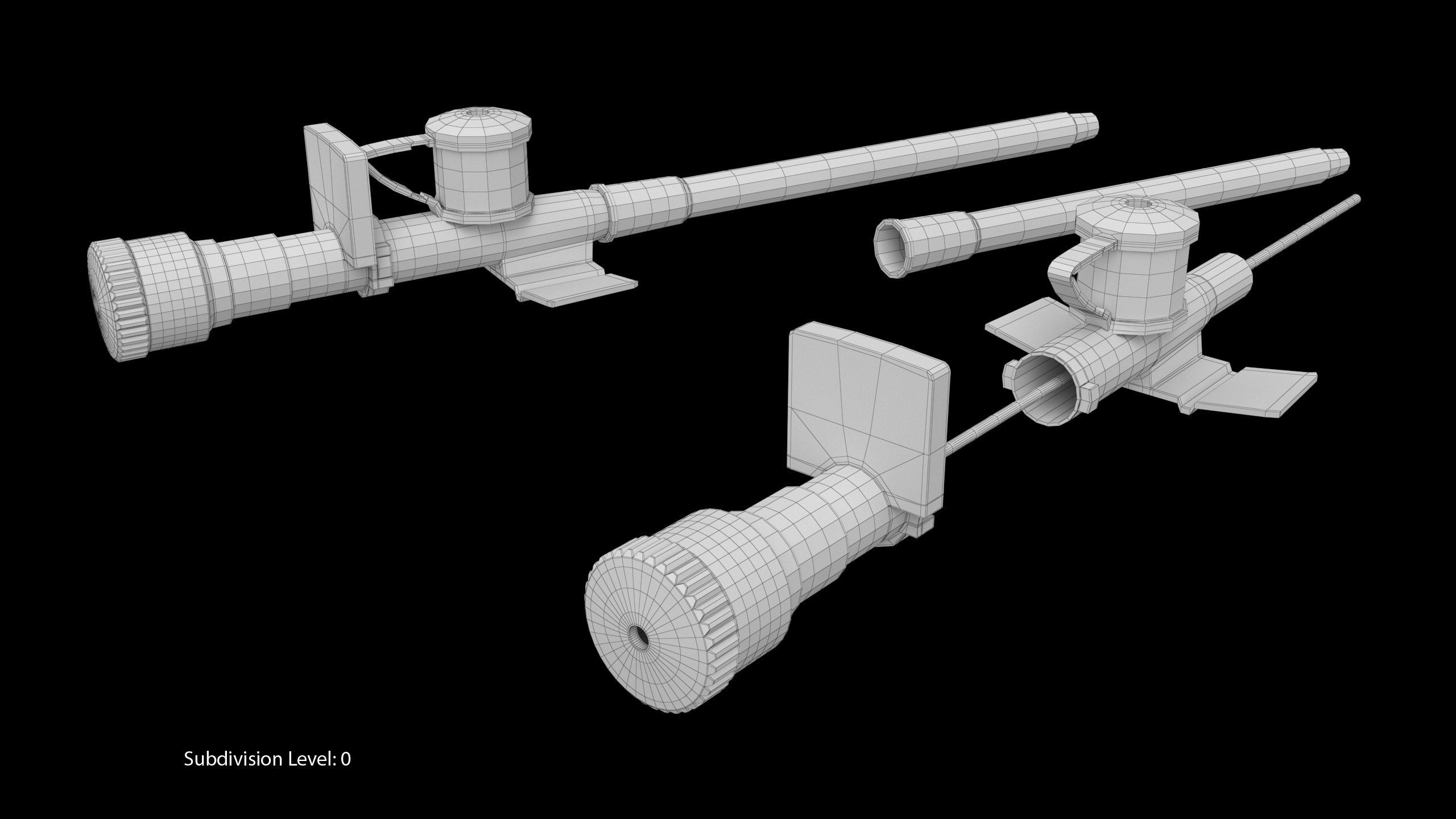 Peripheral Venous Catheter Low-poly 3D model_11