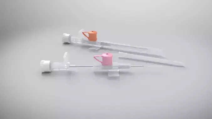 Peripheral Venous Catheter Low-poly 3D model