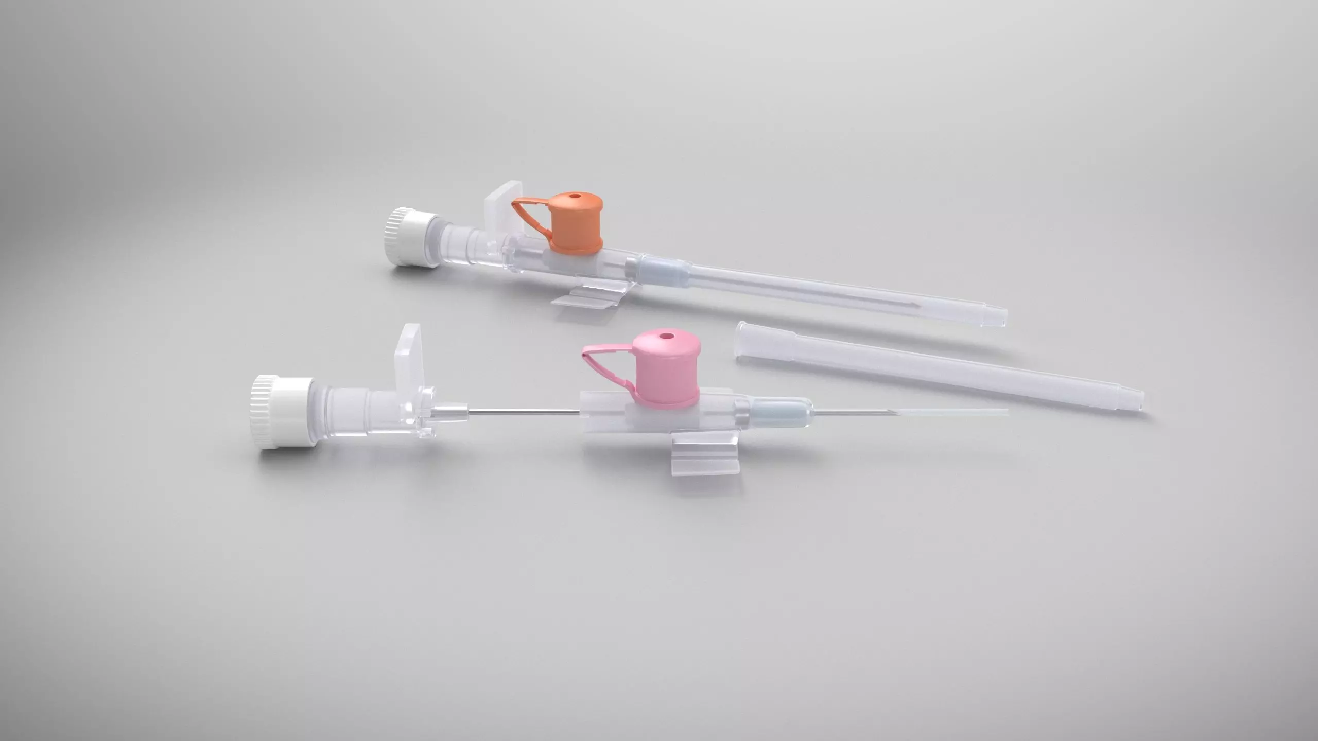 Peripheral Venous Catheter Low-poly 3D model_0