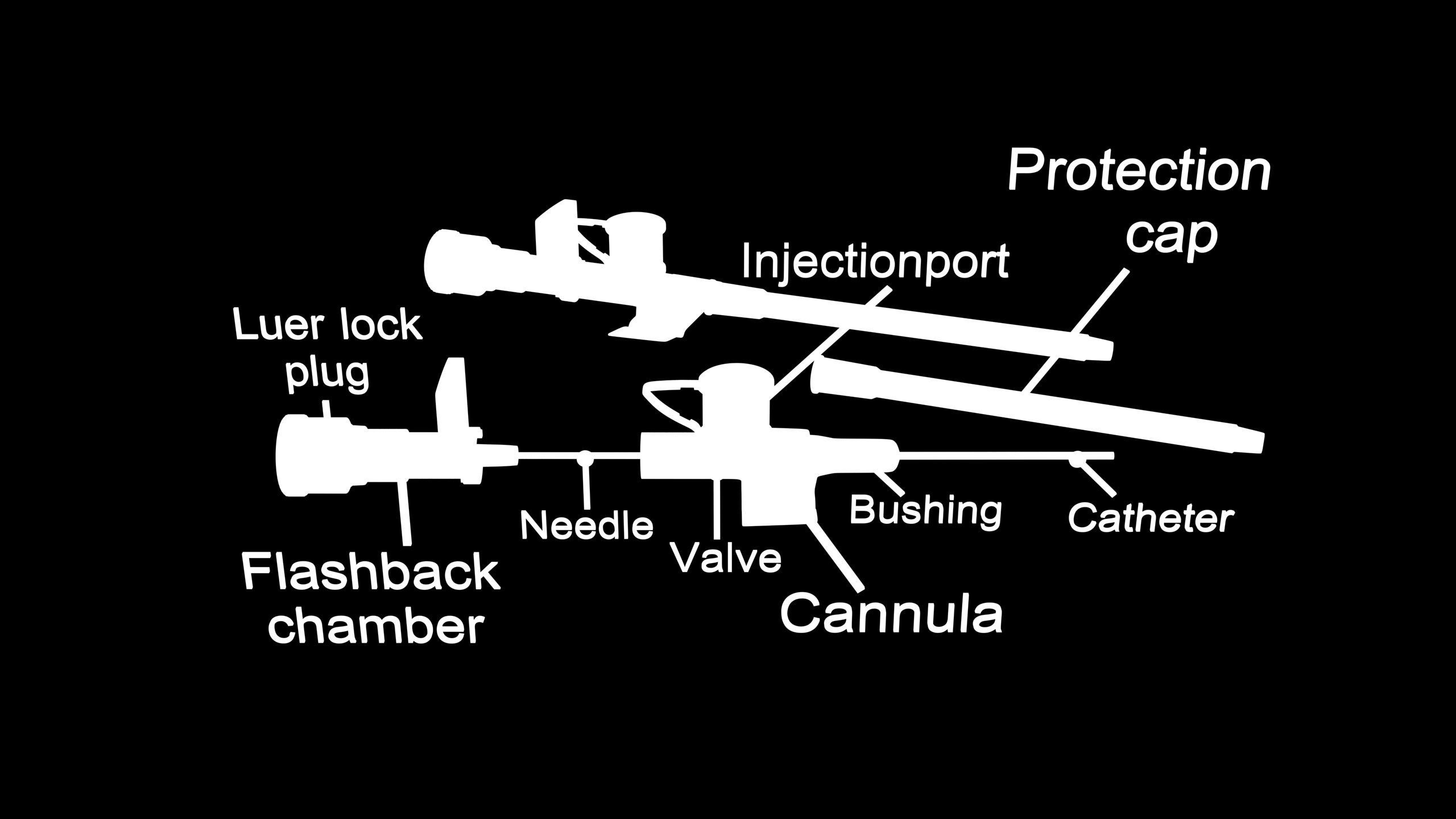 Peripheral Venous Catheter Low-poly 3D model_2