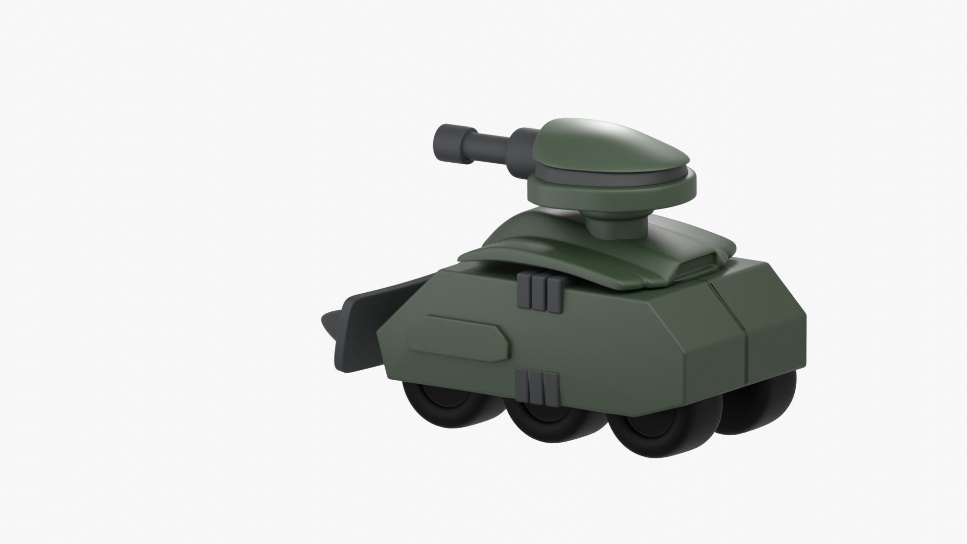 Army Tank 3D Illustration 3D model_10