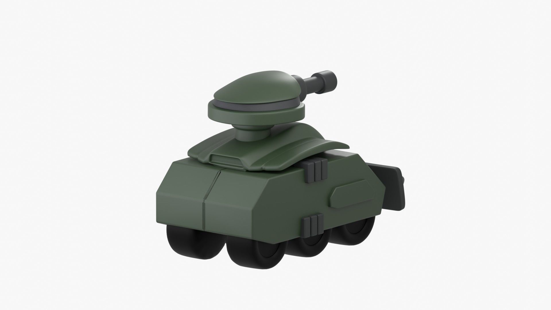 Army Tank 3D Illustration 3D model_15
