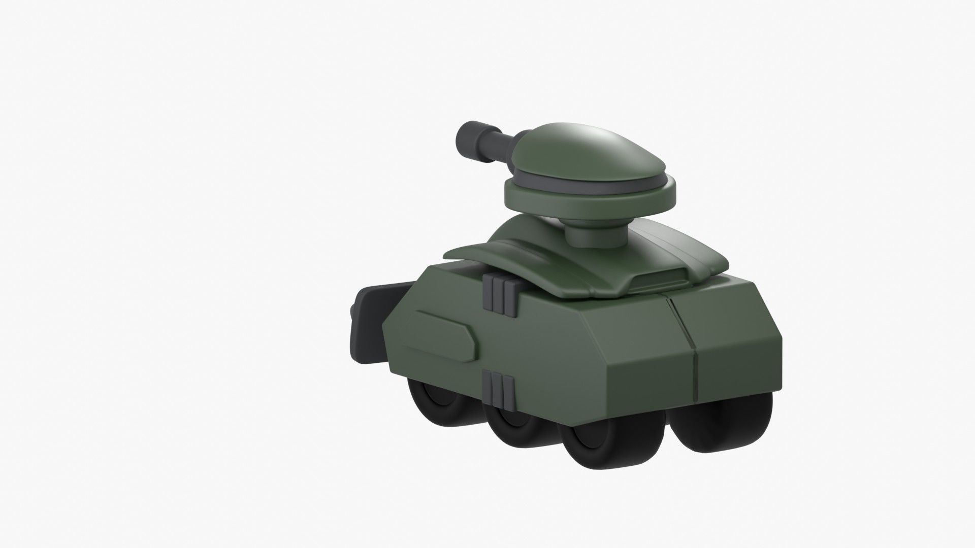 Army Tank 3D Illustration 3D model_11