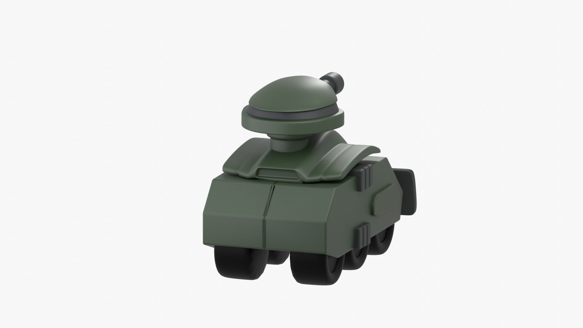 Army Tank 3D Illustration 3D model_14
