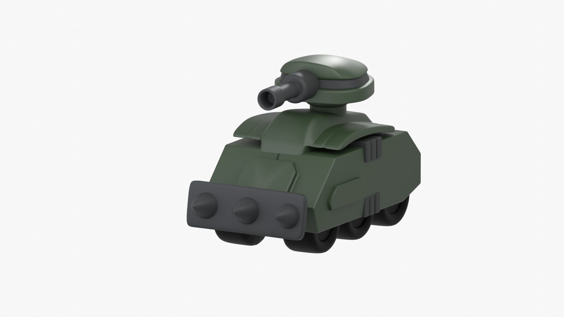 Army Tank 3D Illustration 3D model_5