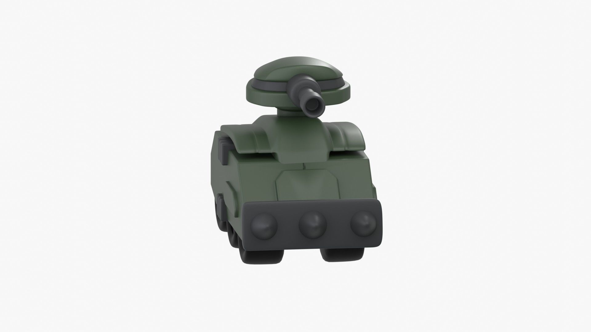 Army Tank 3D Illustration 3D model_3