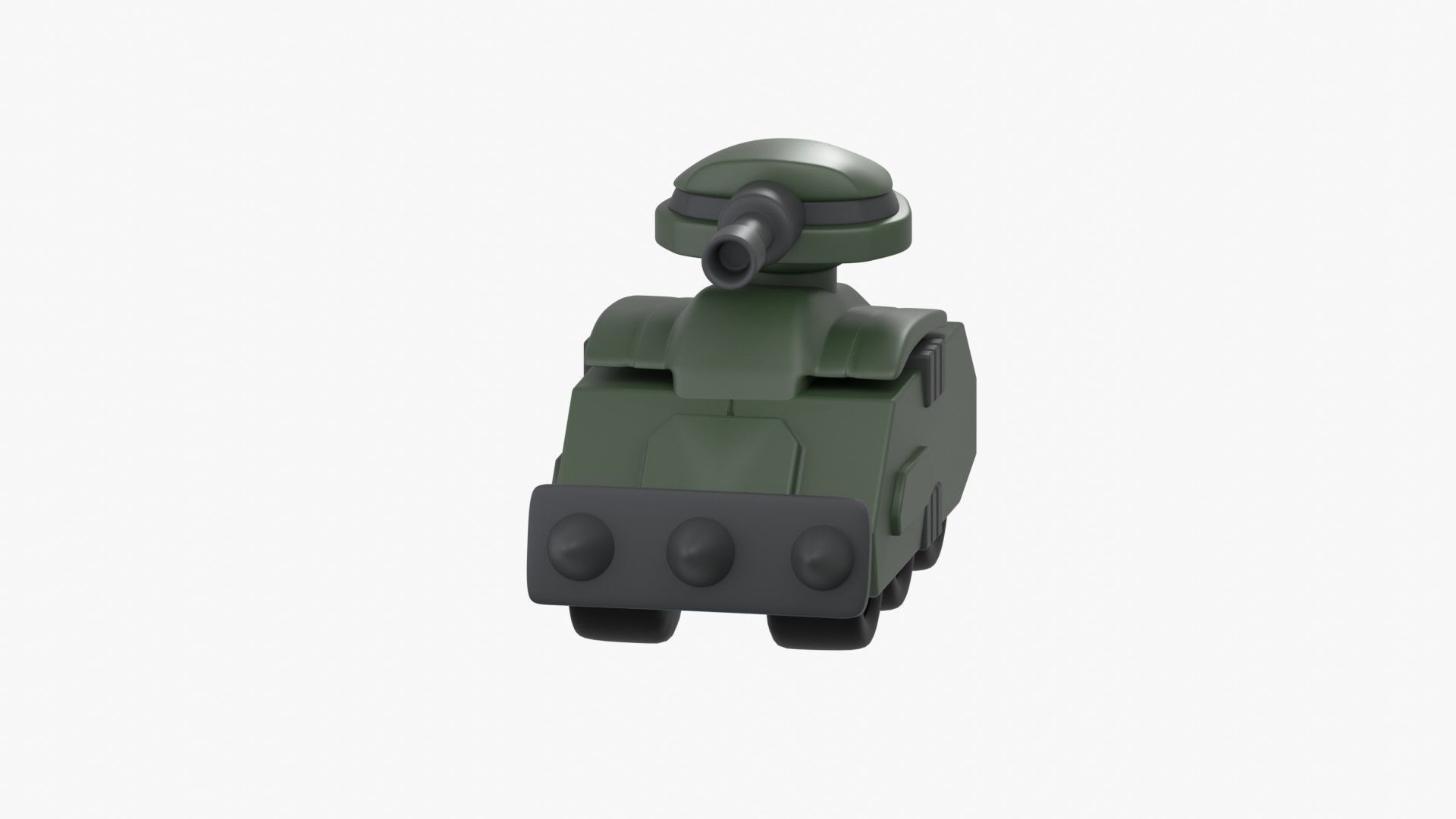 Army Tank 3D Illustration 3D model_4