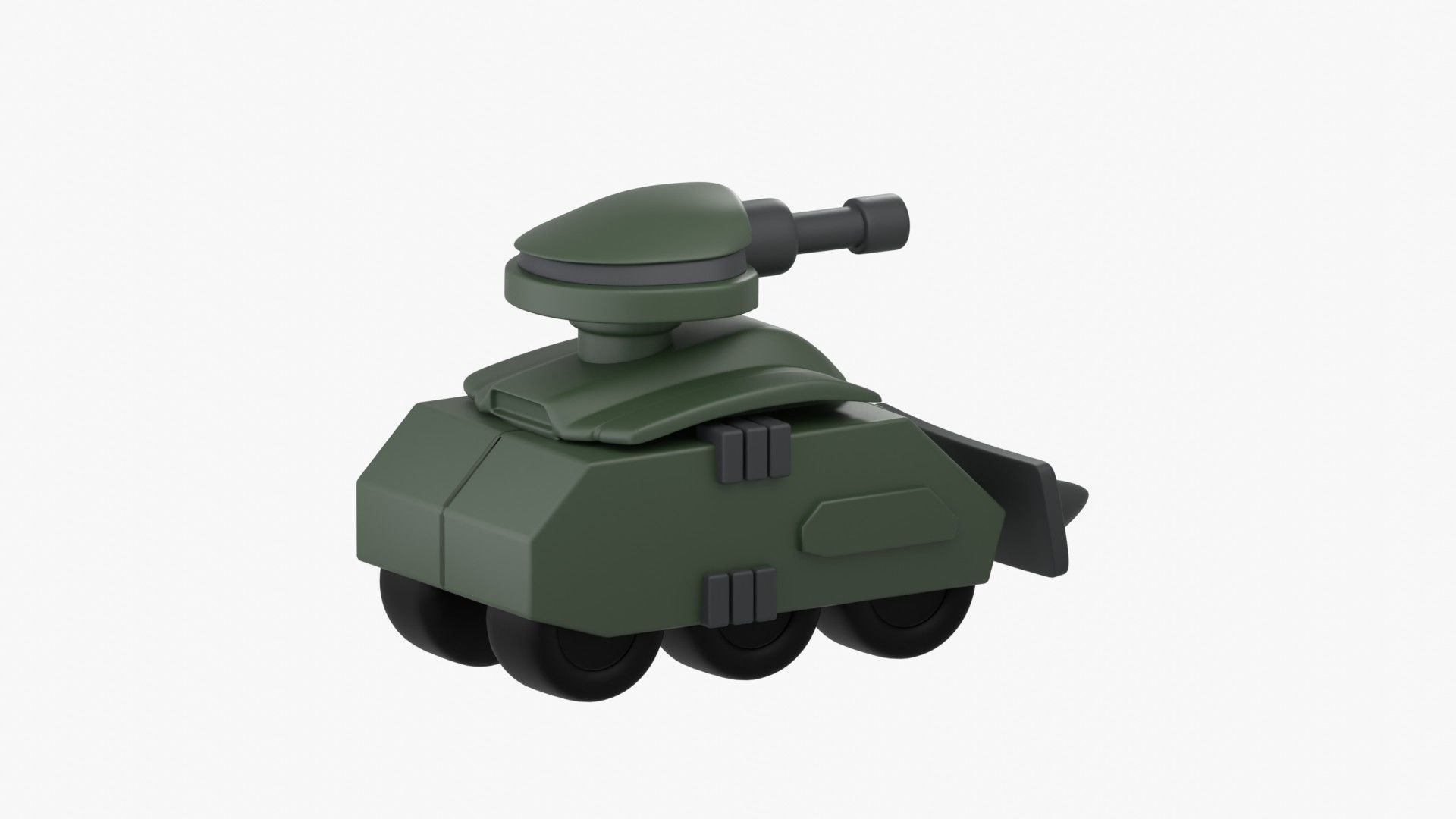 Army Tank 3D Illustration 3D model_16