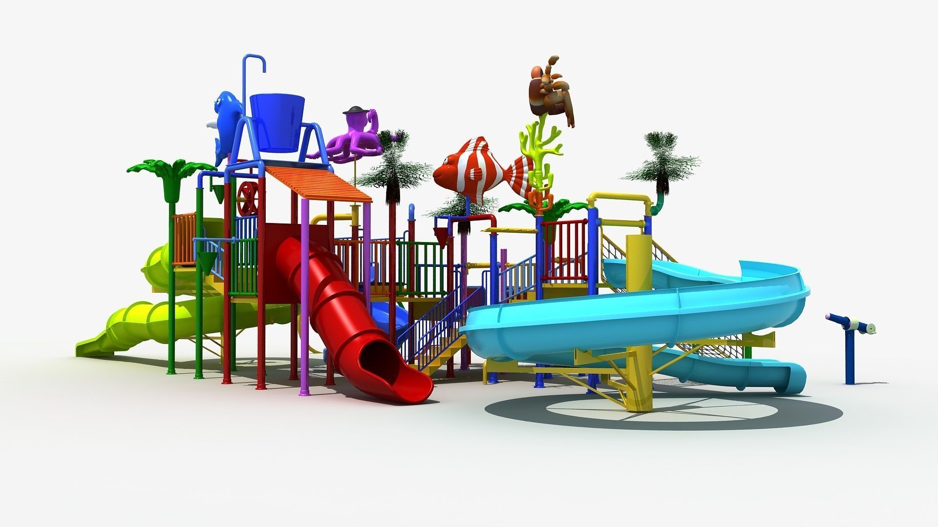 Water Park 3D model_4