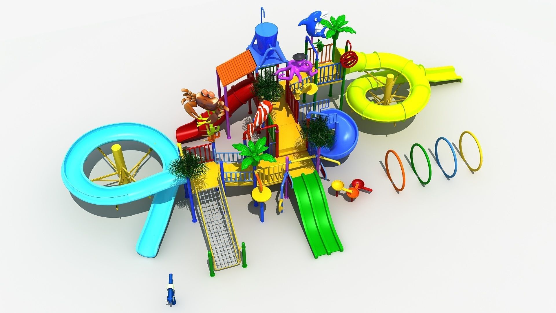 Water Park 3D model_3