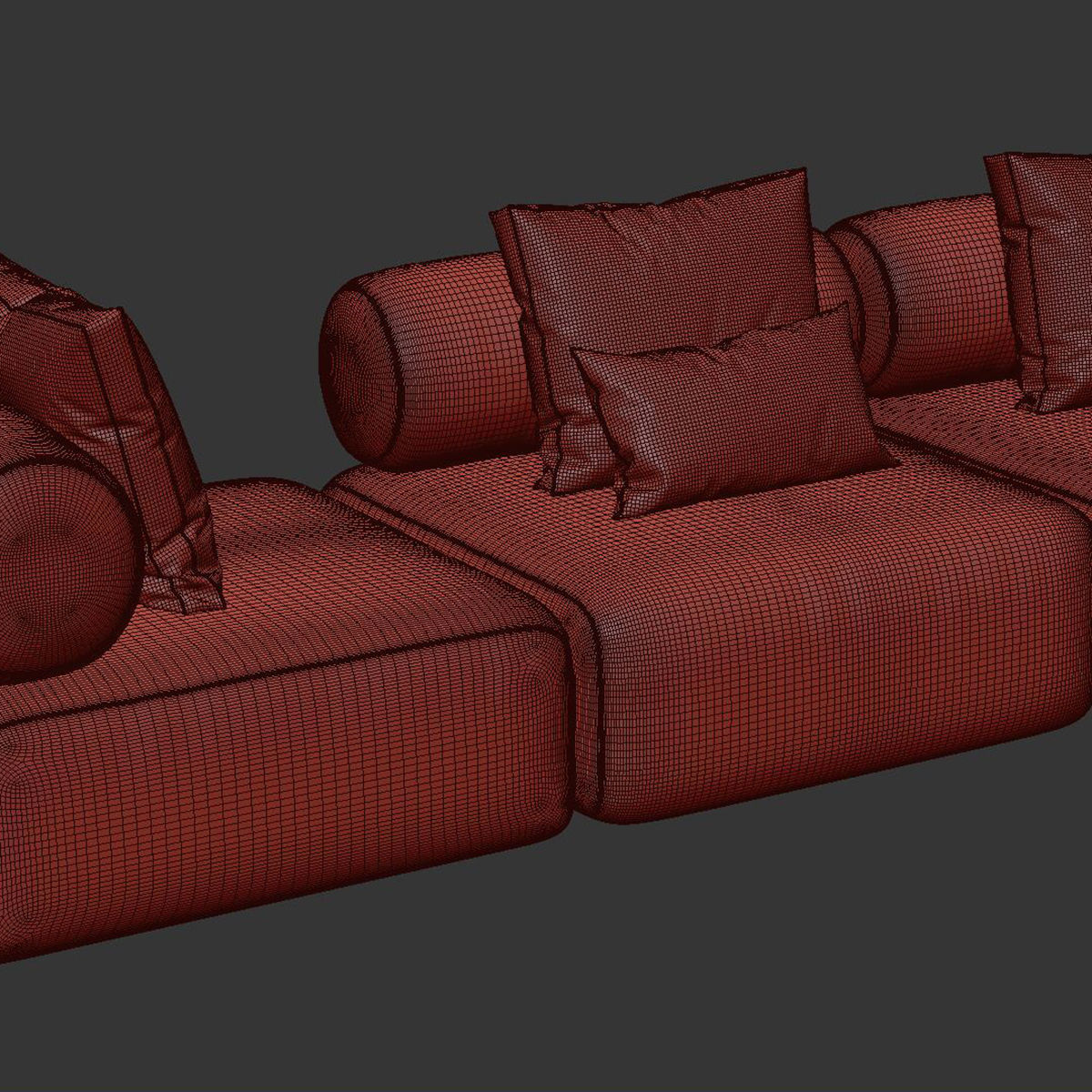 Shinto Sofa 3D model_2