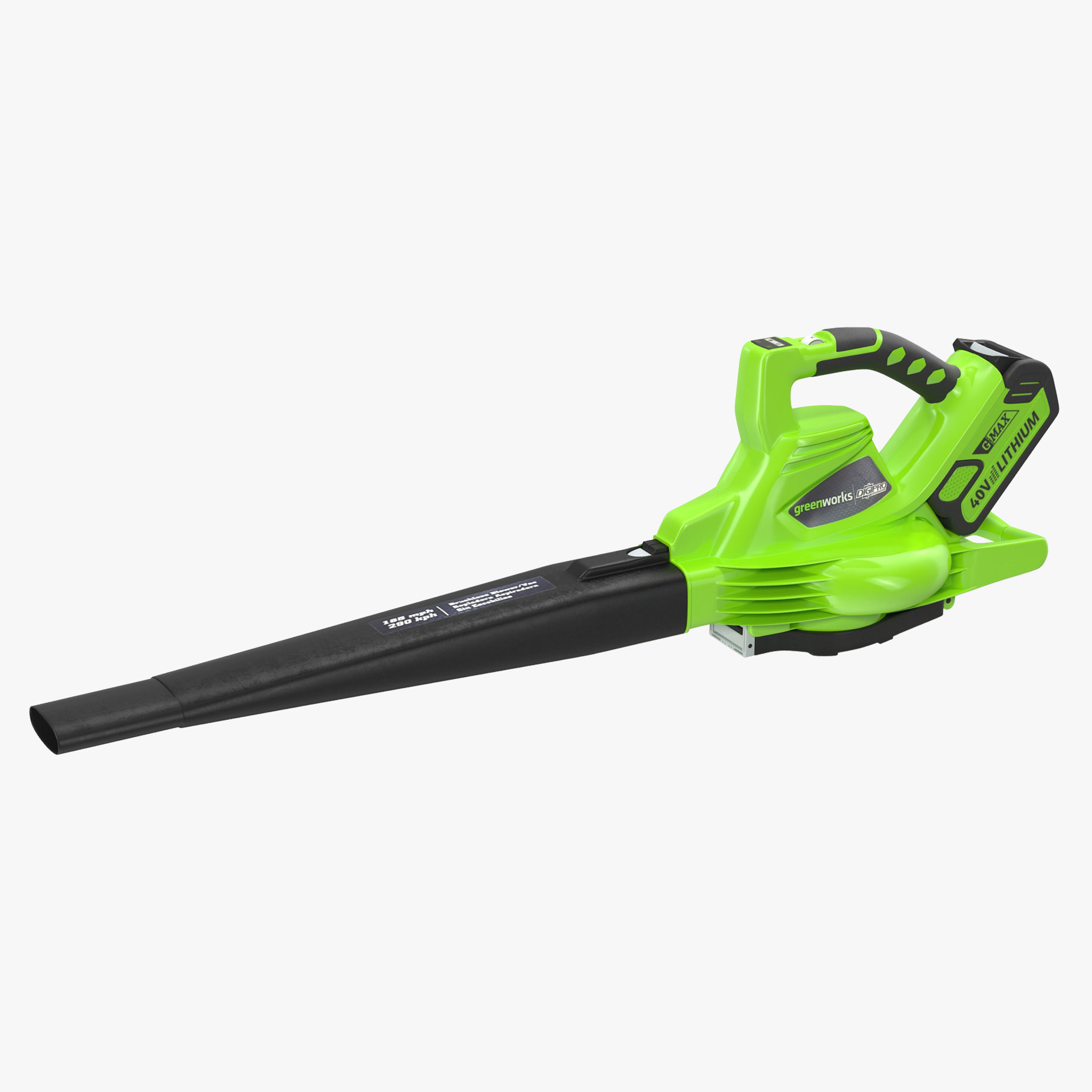 Leaf Blower DigiPro G-MAX 40V GreenWorks Low-poly 3D model_31