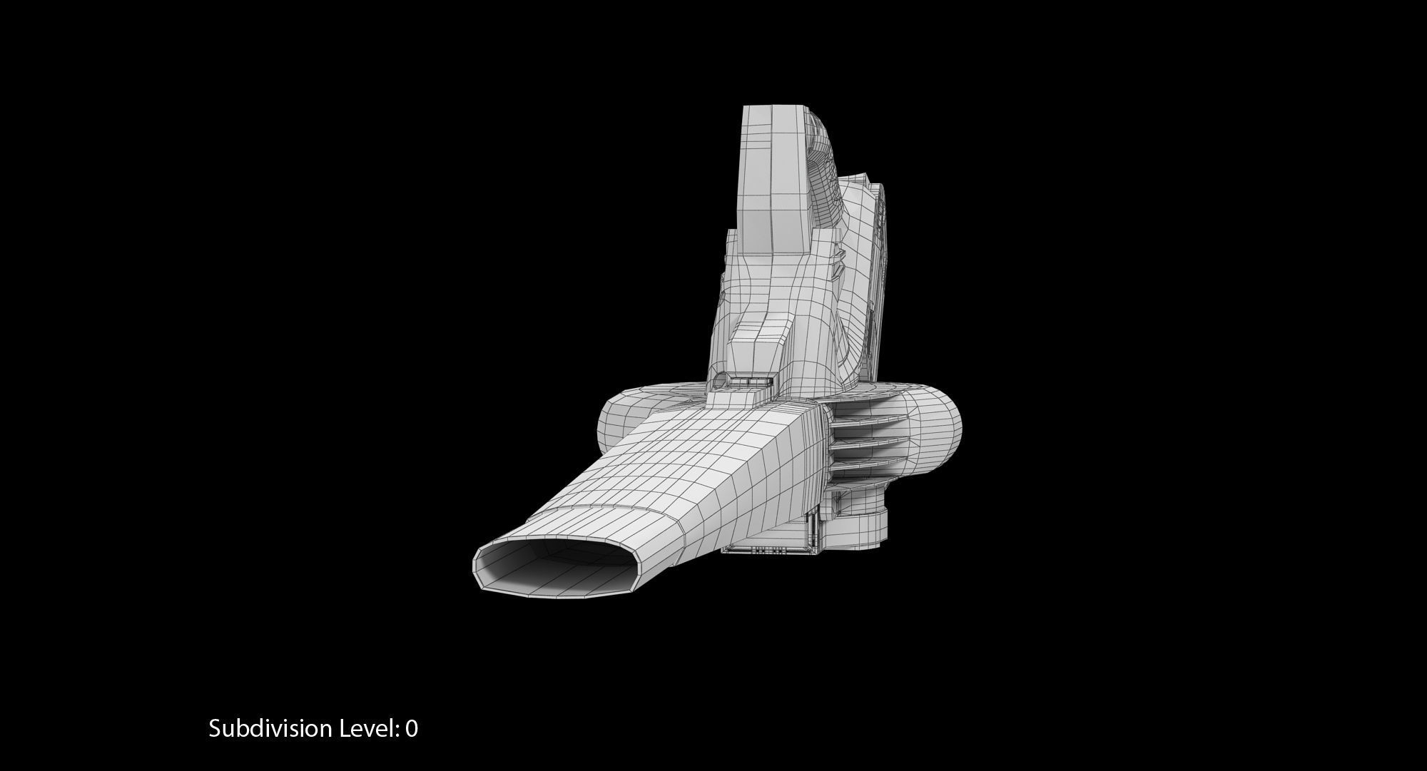 Leaf Blower DigiPro G-MAX 40V GreenWorks Low-poly 3D model_19