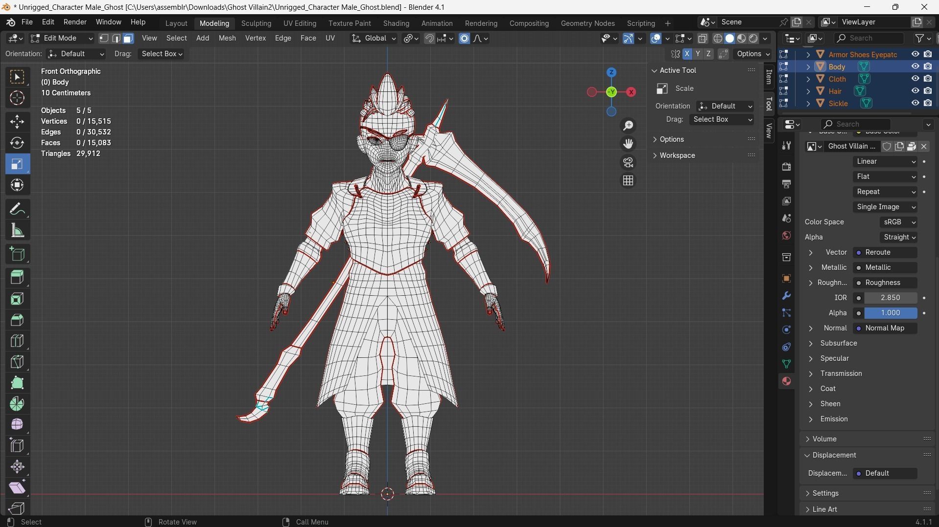 Low poly - Stylized Game Character - Bundle Edition Low-poly 3D model_30
