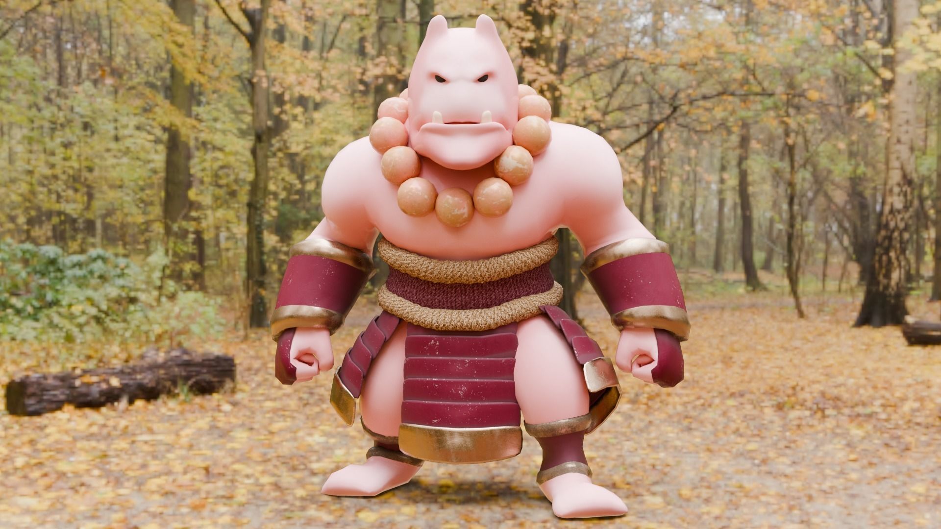 Low poly - Stylized Game Character - Bundle Edition Low-poly 3D model_47