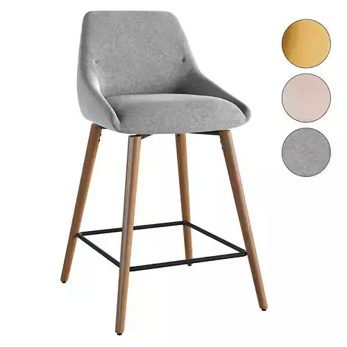 Timo Swivel Counter Barstool 3D model