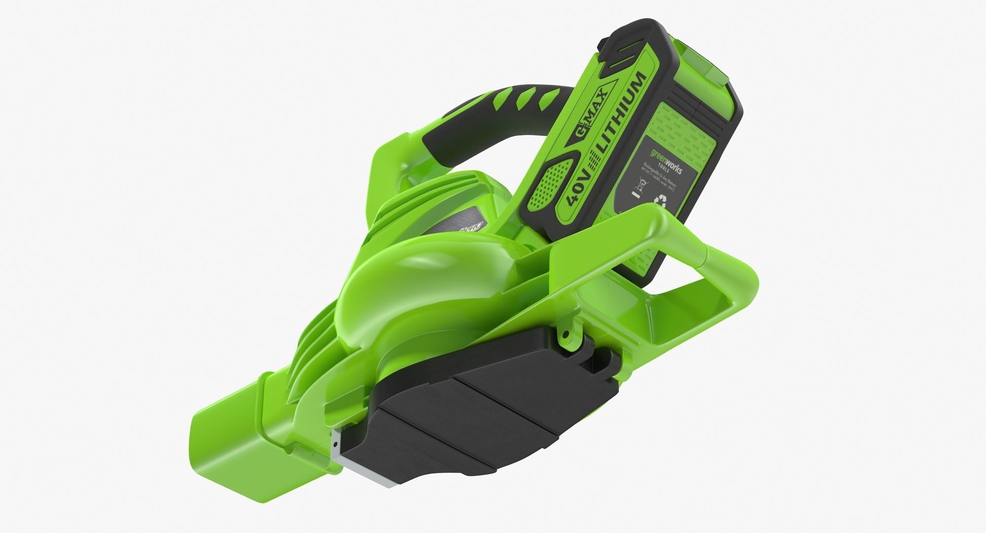 Leaf Blower Blow Tool DigiPro G-MAX 40V GreenWorks Low-poly 3D model_6