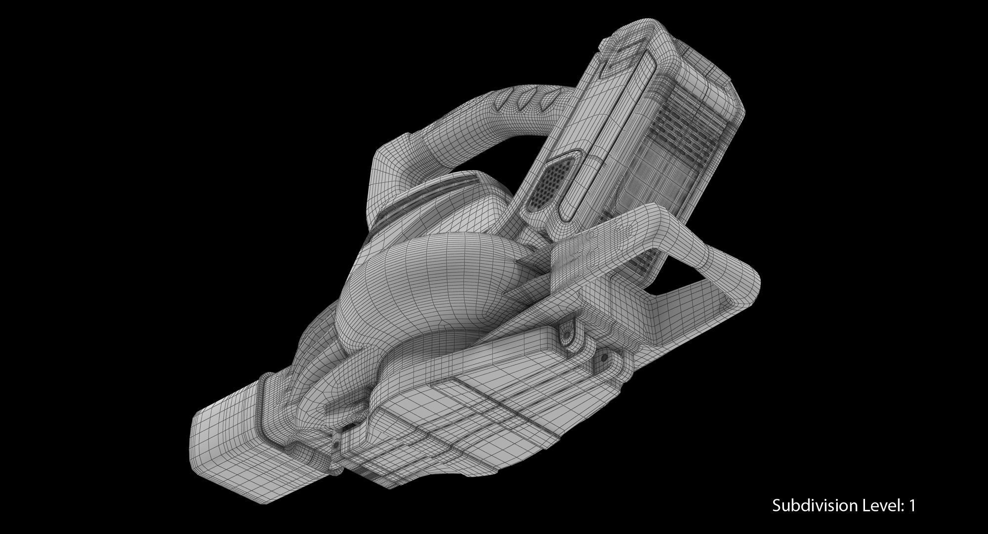 Leaf Blower Blow Tool DigiPro G-MAX 40V GreenWorks Low-poly 3D model_18