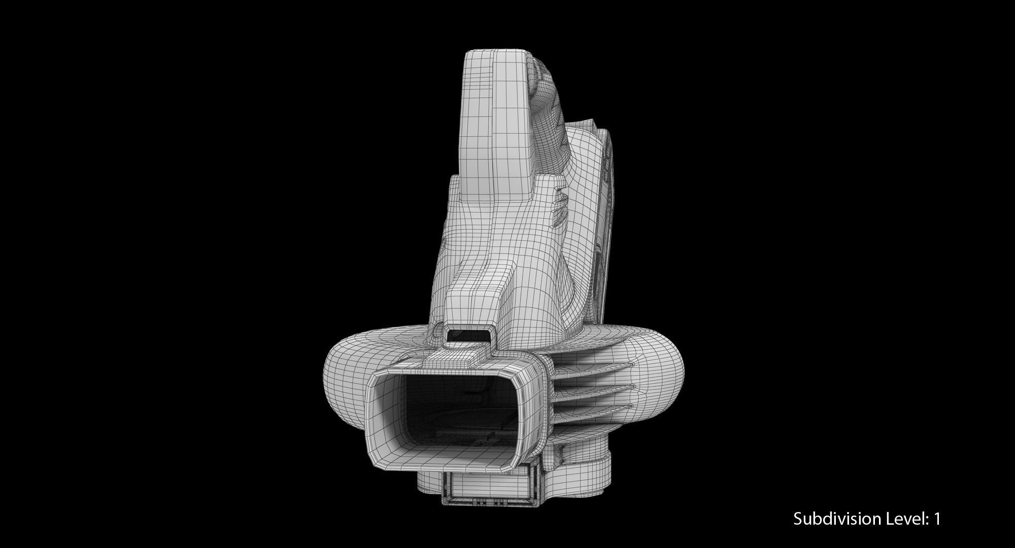 Leaf Blower Blow Tool DigiPro G-MAX 40V GreenWorks Low-poly 3D model_16