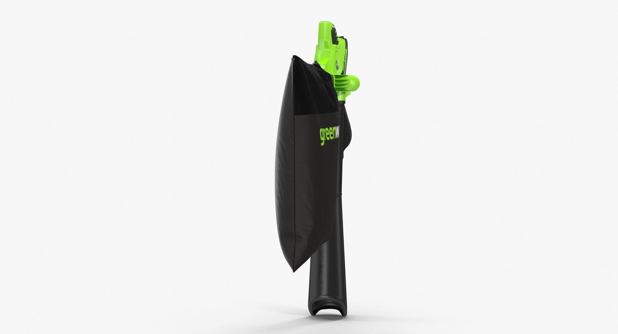 Leaf Blower Vacuum DigiPro G-MAX 40V GreenWorks Low-poly 3D model_5