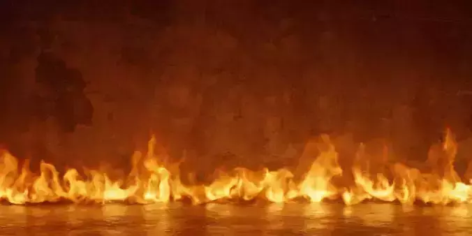 Animated Vdb Horizontal Fire - 300 Frames Fast and Loopable 3D model