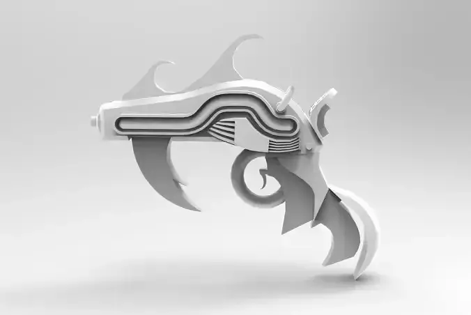 Weapon Free low-poly 3D model