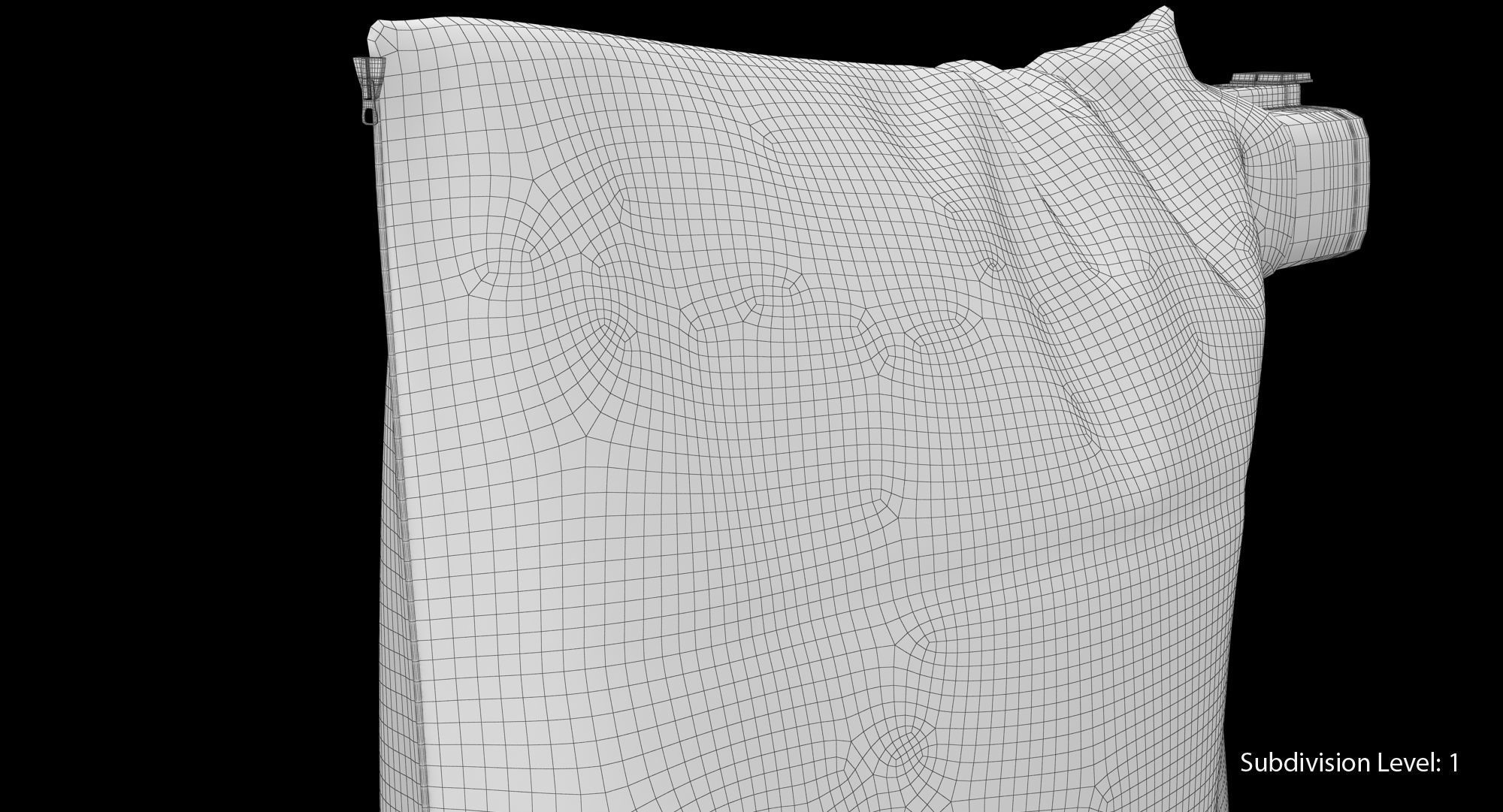 Leaf Blower Bag Vertical DigiPro G-MAX 40V GreenWorks Low-poly 3D model_18