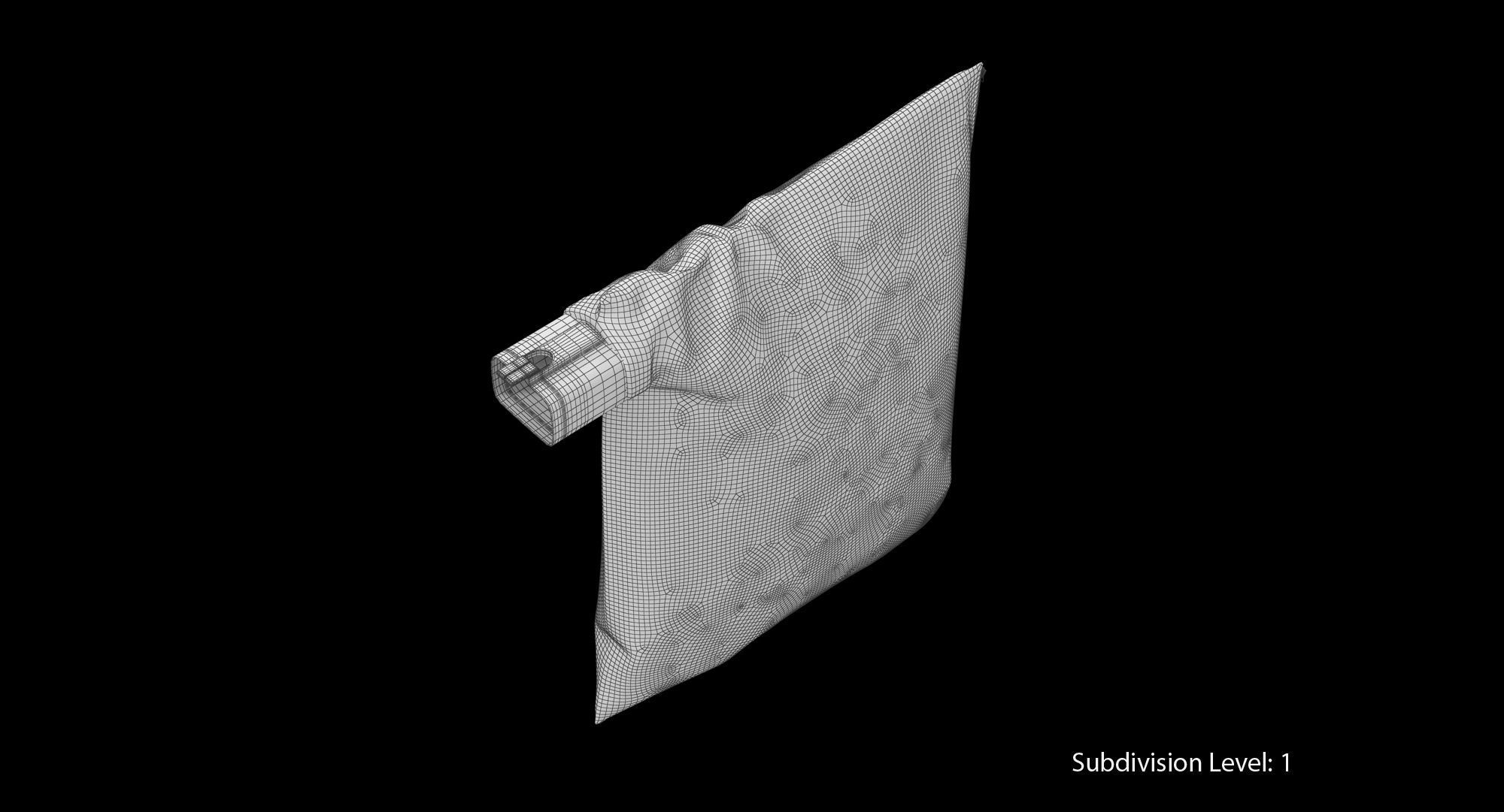 Leaf Blower Bag Vertical DigiPro G-MAX 40V GreenWorks Low-poly 3D model_12