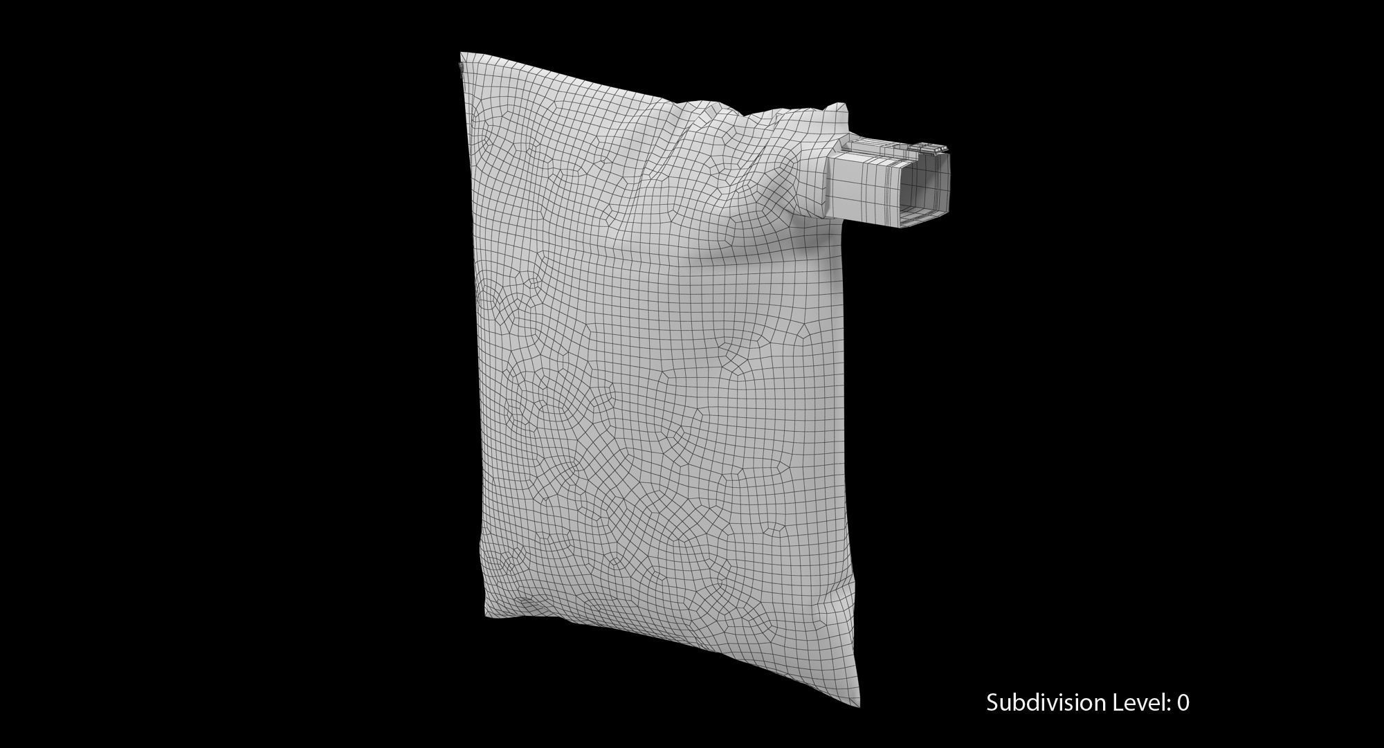 Leaf Blower Bag Vertical DigiPro G-MAX 40V GreenWorks Low-poly 3D model_9