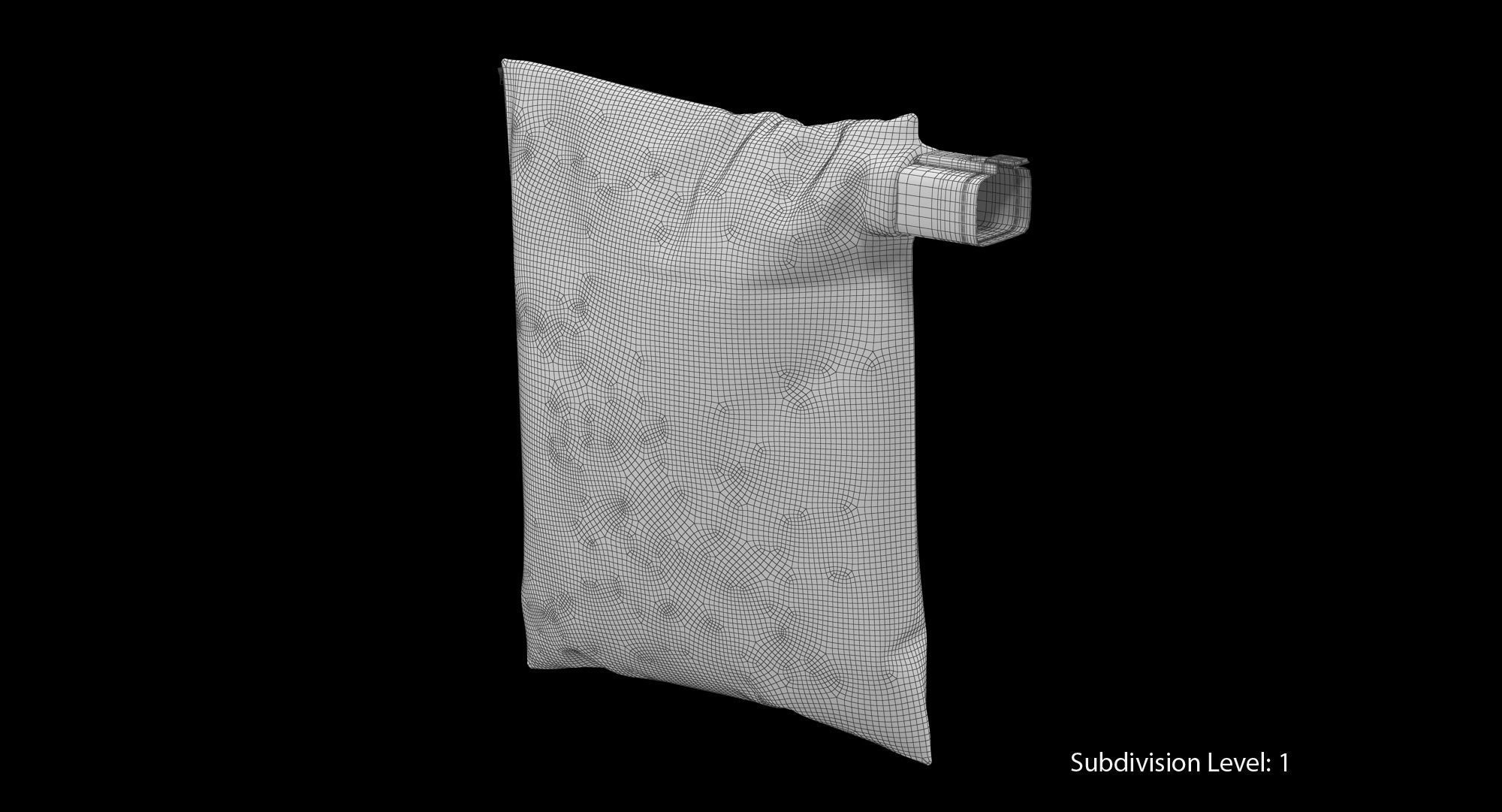 Leaf Blower Bag Vertical DigiPro G-MAX 40V GreenWorks Low-poly 3D model_10