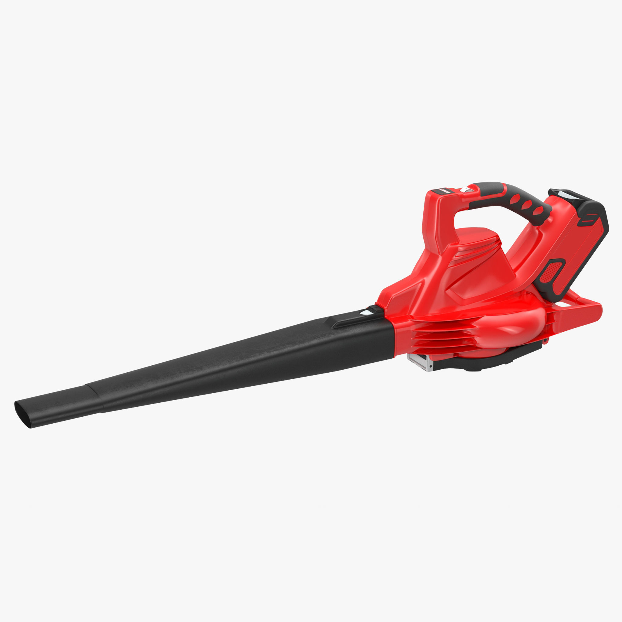 Leaf Blower Red Generic Low-poly 3D model_33