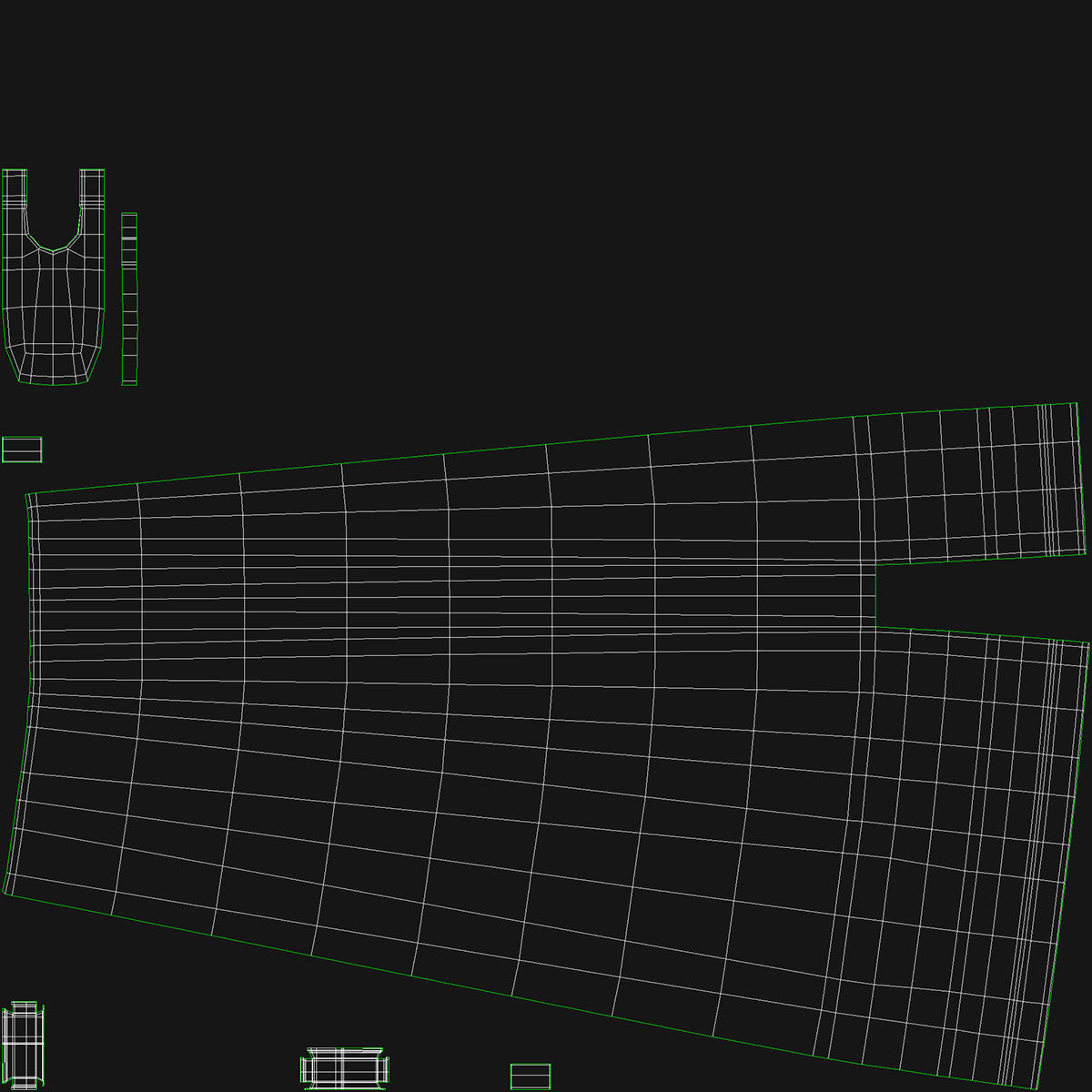 Leaf Blower Red Generic Low-poly 3D model_35