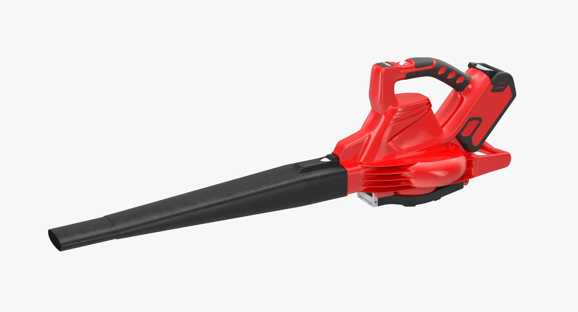 Leaf Blower Red Generic Low-poly 3D model_31