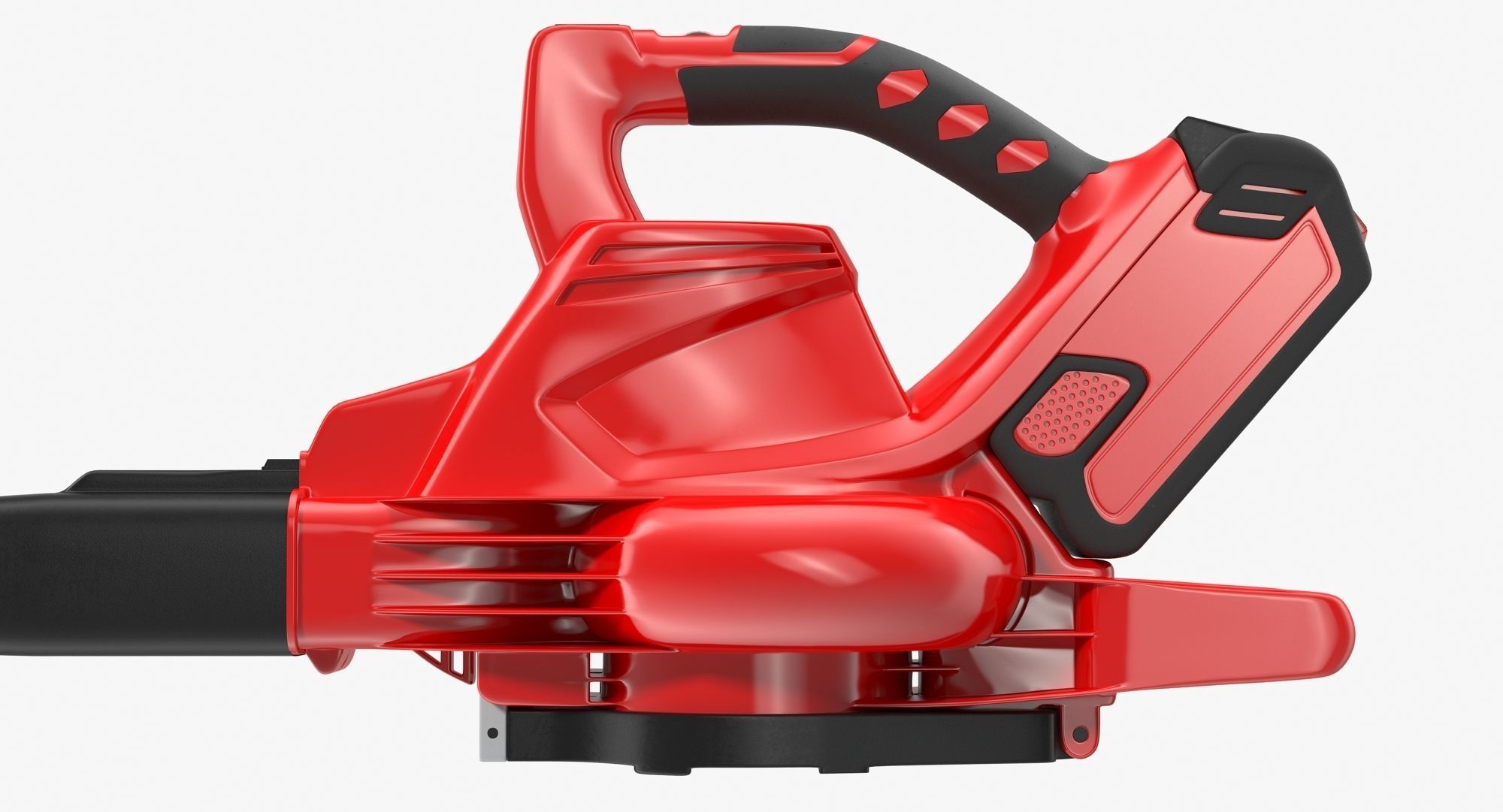 Leaf Blower Red Generic Low-poly 3D model_10