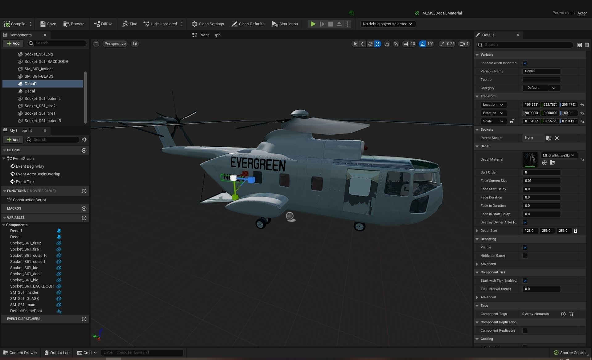 Sikorsky S-61 Low-poly 3D model_12