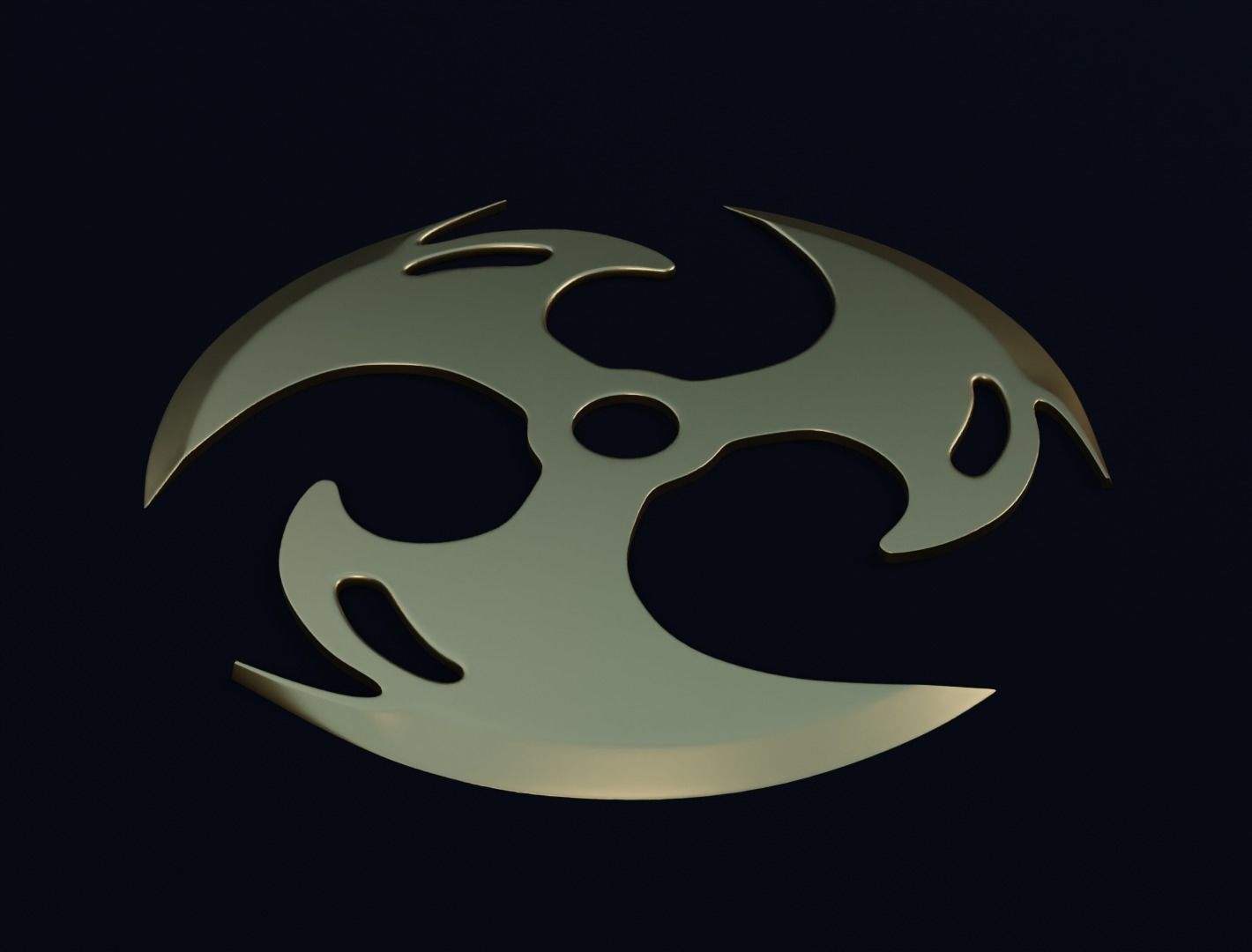 Shuriken blade 3D model for 3D print 3D print model_9