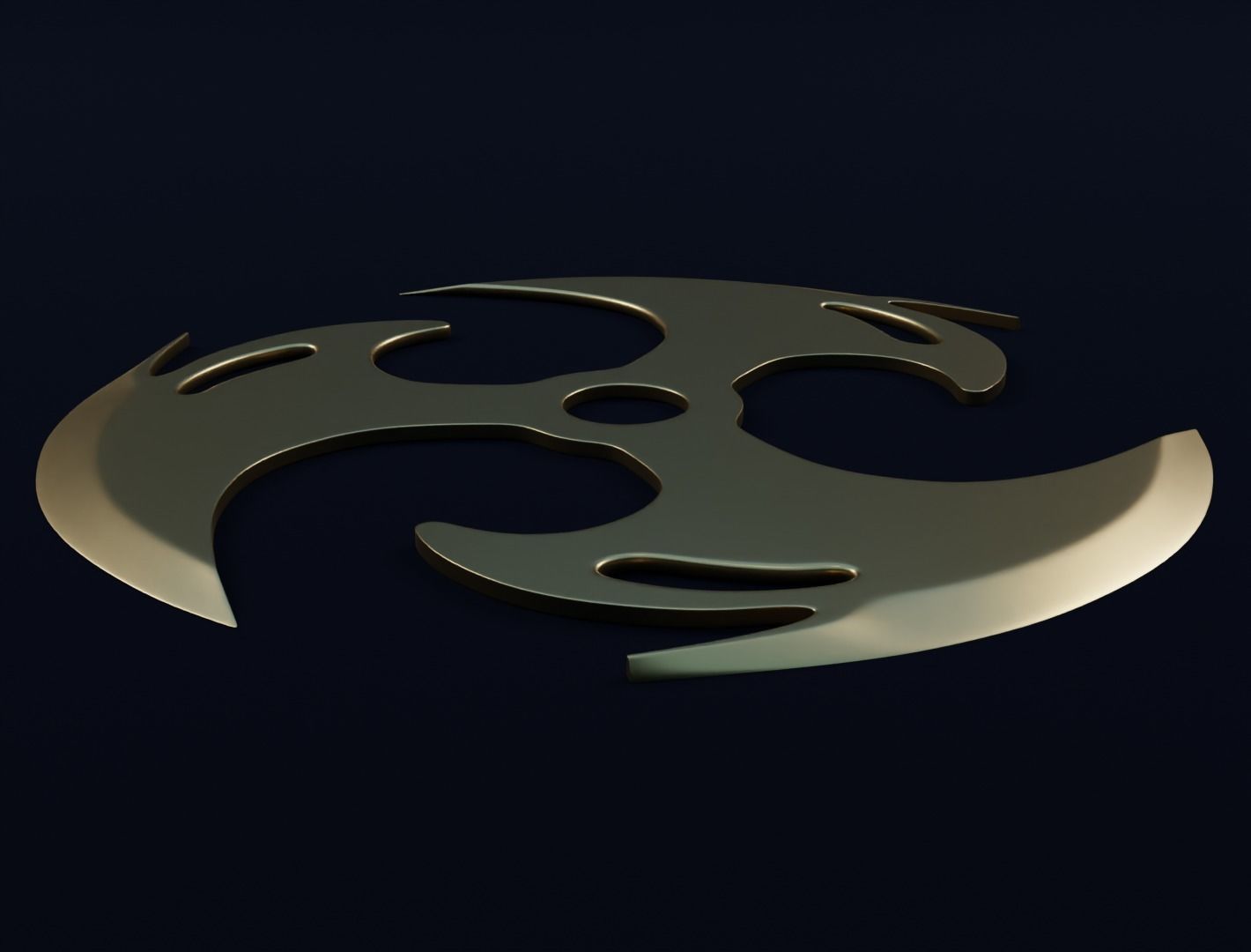Shuriken blade 3D model for 3D print 3D print model_4