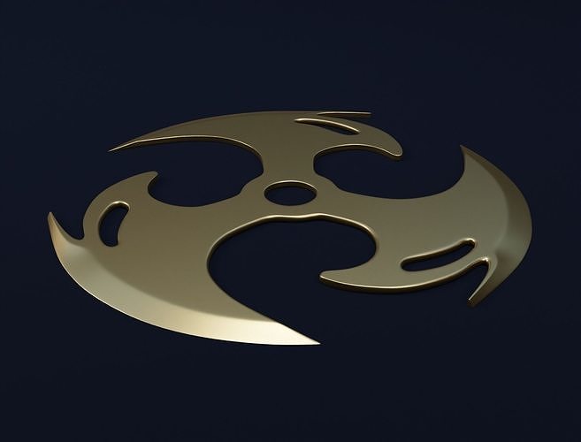 Shuriken blade 3D model for 3D print 3D print model