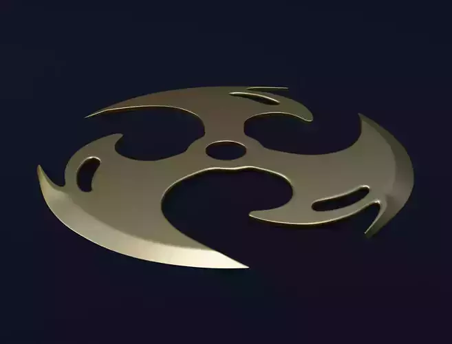 Shuriken blade 3D model for 3D print