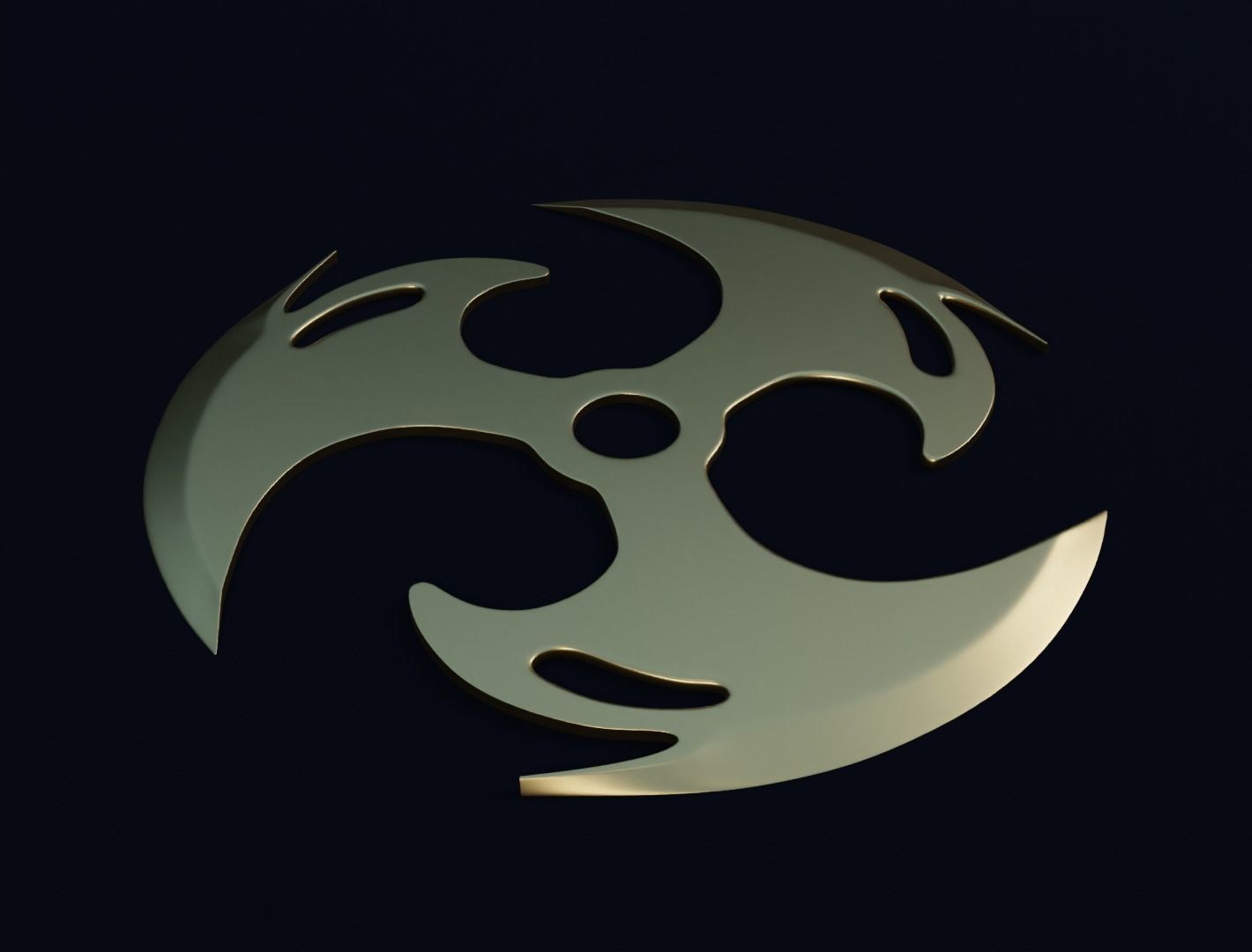 Shuriken blade 3D model for 3D print 3D print model_6