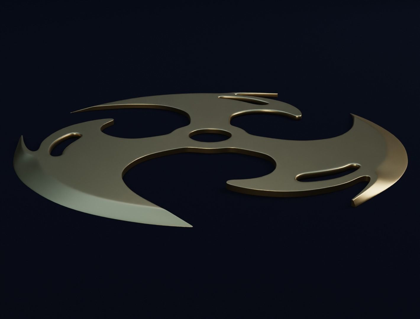 Shuriken blade 3D model for 3D print 3D print model_5