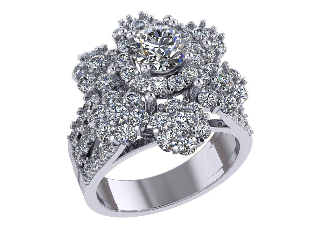 Rings 3D print model_2