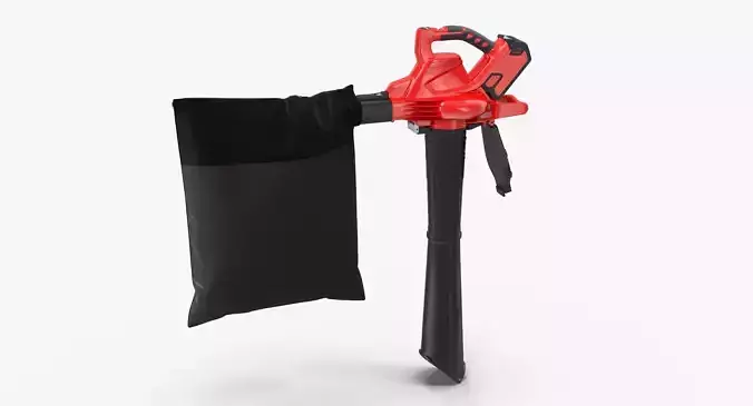Leaf Blower Vacuum Red Generic