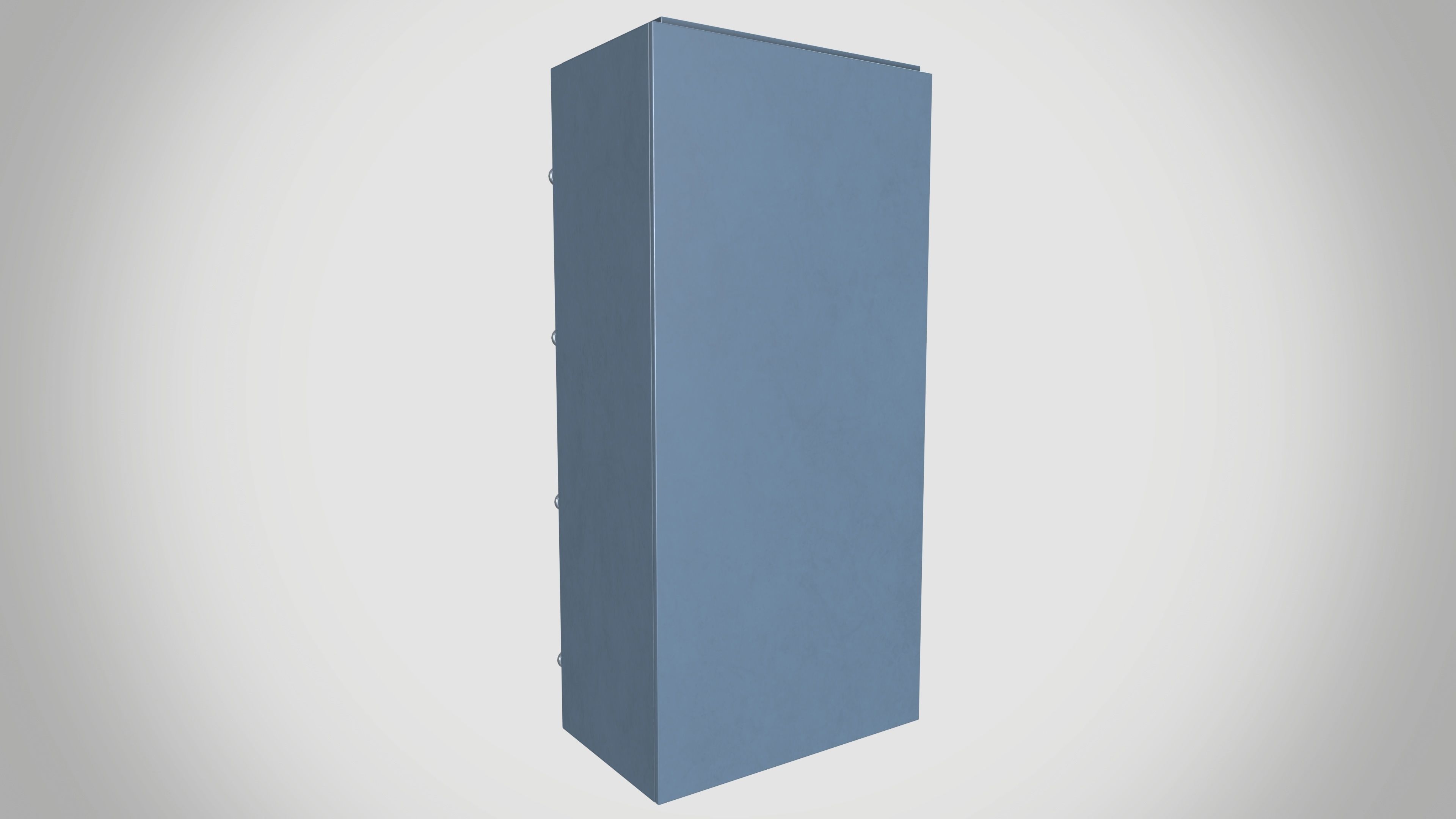 Locker Low-poly 3D model_3