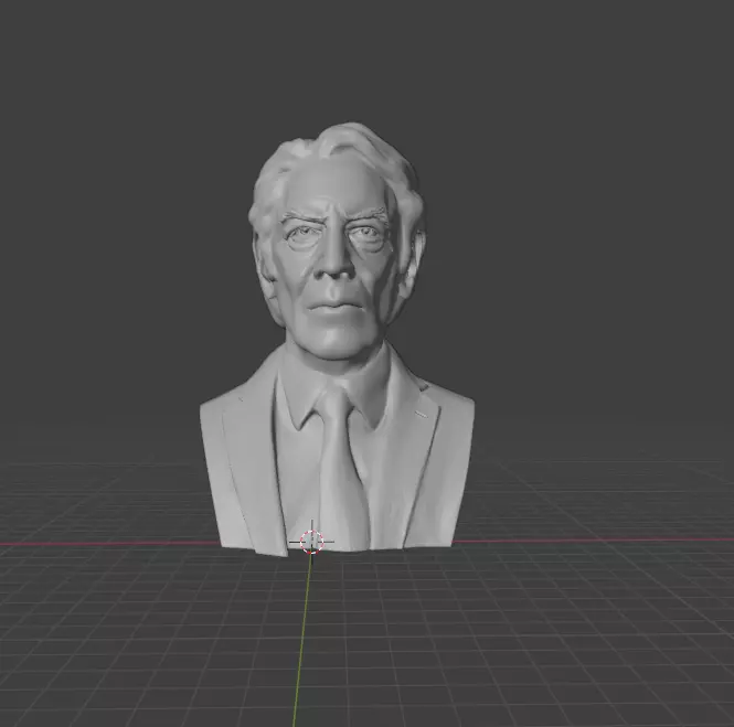 Donald Sutherland 3D print model