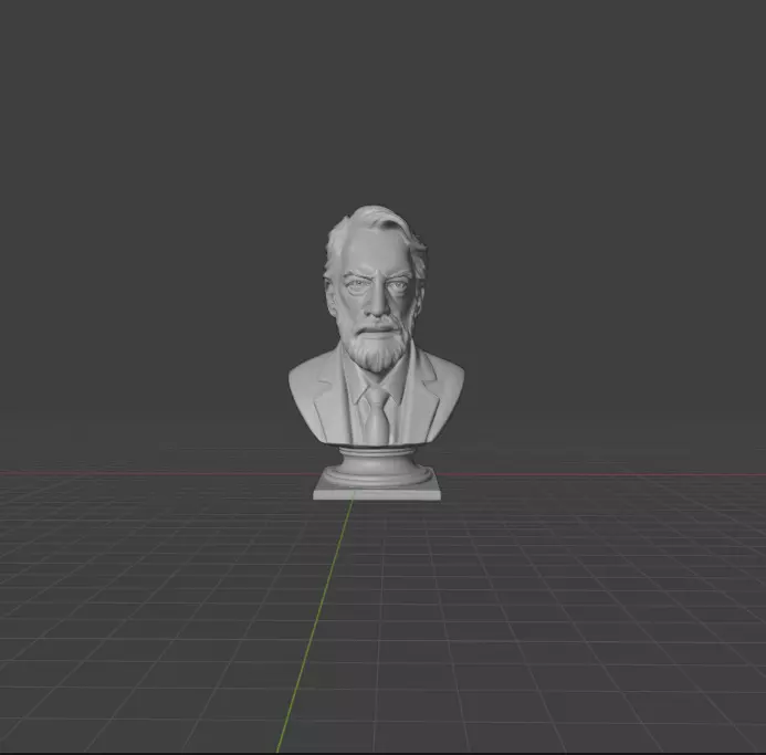 Donald Sutherland 3D print model
